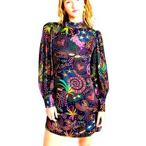 Farm Rio Amazonia Mini Dress Large